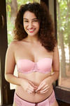 Zivame All That Lace Push Up Wired Low Coverage Strapless Bra-Pink — thumbnail 1