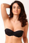 Zivame High Neck Cage Strapless Gentle Smooth Push Up Bra-Black — thumbnail 4