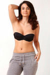 Zivame High Neck Cage Strapless Gentle Smooth Push Up Bra-Black — thumbnail 7