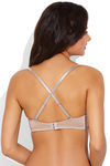 Zivame Embroidered Padded Balconette Bra- Skin — thumbnail 2