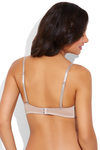 Zivame Embroidered Padded Balconette Bra- Skin — thumbnail 4