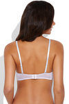 Zivame Embroidered Padded Balconette Bra- Pink — thumbnail 4