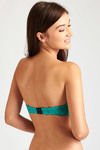 Zivame All That Lace Push Up Wired Low Coverage Strapless Bra-Blue — thumbnail 2