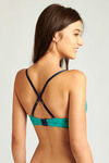 Zivame All That Lace Push Up Wired Low Coverage Strapless Bra-Blue — thumbnail 5