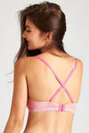 Zivame All That Lace Push Up Wired Low Coverage Strapless Bra-Pink — thumbnail 5