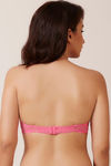 Zivame Gentle Smooth Pushup Strapless Bra- Pink — thumbnail 2