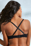 Zivame All That Lace Push Up Wired Low Coverage Strapless Bra-Black — thumbnail 2