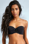Zivame All That Lace Push Up Wired Low Coverage Strapless Bra-Black — thumbnail 5