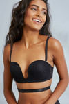Zivame All That Lace Low Back Converter Strapless Unicup Bra-Black — thumbnail 3