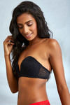 Zivame All That Lace Low Back Converter Strapless Unicup Bra-Black — thumbnail 5