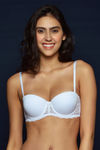 Zivame Sweet Heart Neckline Push-Up Lacy Wings Bra  (Pack of 2)- Black N White — thumbnail 10
