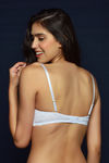Zivame Sweet Heart Neckline Push-Up Lacy Wings Bra  (Pack of 2)- Black N White — thumbnail 11