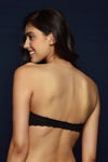 Zivame Sweet Heart Neckline Push-Up Lacy Wings Bra  (Pack of 2)- Black N White — thumbnail 3