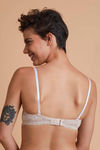 Zivame Luxe Lace Padded Wired Medium Coverage Strapless Bra-White — thumbnail 7