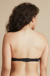 Zivame Luxe Lace Padded Wired Medium Coverage Strapless Bra-Black — thumbnail 5