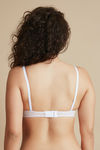 Zivame Luxe Lace Padded Wired Medium Coverage Strapless Bra-White — thumbnail 7