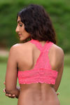 Zivame Double Layered Non Wired Medium Coverage Bralette -Orange — thumbnail 3