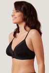 Zivame Made To Layer Strappy Back Triangle Cup Bralette-Black — thumbnail 4