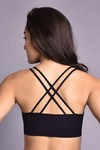 Zivame Made To Layer Double Layered Non Wired Medium Coverage Bralette -Black — thumbnail 2