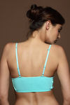 Zivame Made To Layer Double Layered Non Wired Medium Coverage Bralette -Aqua — thumbnail 2