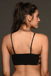 Zivame Made To Layer Double Layered Non Wired Medium Coverage Bralette -Black — thumbnail 3