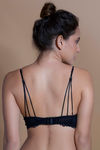 Zivame Made To Layer Non Padded Non Wired Medium Coverage Bralette -Black — thumbnail 2