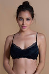 Zivame Made To Layer Non Padded Non Wired Medium Coverage Bralette -Black — thumbnail 5