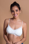 Zivame Made To Layer Non Padded Non Wired Medium Coverage Bralette -White — thumbnail 4
