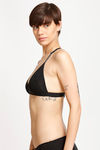 Zivame Single Layered Non Wired Low Coverage Bralette -Black — thumbnail 2