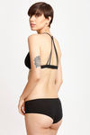 Zivame Single Layered Non Wired Low Coverage Bralette -Black — thumbnail 4