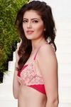Zivame Lacy Back Plunge Neck Front Open Bra-Tangerine — thumbnail 3