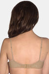 Amante Padded Wired 3/4th Coverage Lace Bra - Sesame — thumbnail 2