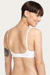 Amante Smooth Padded T shirt Underwired Bra-White — thumbnail 3