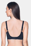 Amante Double Layered Wired Full Coverage Super Support Bra - Black — thumbnail 2