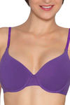 Amante Padded Wired Full Coverage T-shirt Bra - Purple — thumbnail 3