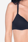 Amante Padded Non Wired Full Coverage T-Shirt Bra - Black — thumbnail 4