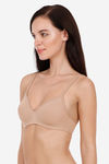 Amante Padded Non Wired Full Coverage T-Shirt Bra - Nude — thumbnail 2