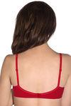 Amante Padded Non Wired T shirt Bra-Red — thumbnail 2