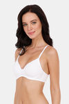 Amante Padded Non Wired Full Coverage T-Shirt Bra - White — thumbnail 3