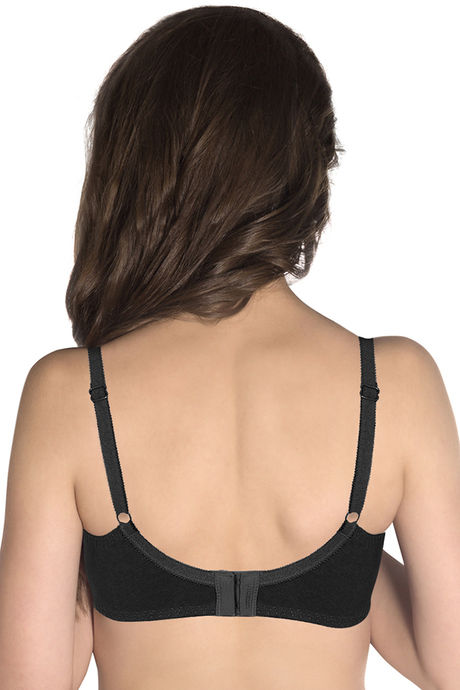 

Amante High Coverage Non Padded Non Wire Bra Black, Blacks