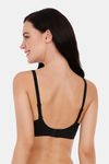 Amante Double Layered Non Wired Full Coverage T-Shirt Bra - Black — thumbnail 2