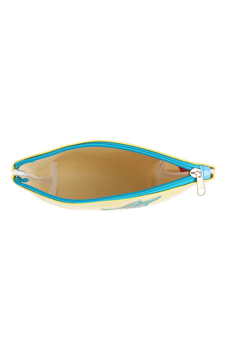 Zivame Bauble Glossy Zip-Top Pouch - Yellow — image 5