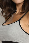 Brag Teens Double Layered Wirefree T-Shirt Bra - Grey — thumbnail 4