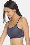 Brag Teens Double Layered Wirefree Removable Cookie T-Shirt Bra - Denim Blue — thumbnail 2