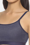 Brag Teens Double Layered Wirefree Removable Cookie T-Shirt Bra - Denim Blue — thumbnail 5