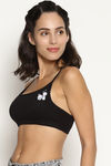 Brag Teens Double Layered Wirefree Bra - Black — thumbnail 2
