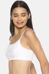 Brag Teens Non Padded Wirefree Racer Back Beginners Bra - White — thumbnail 2