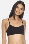 Brag Teens Non Padded Wirefree Clean Finish Beginners Bra - Black — thumbnail 1