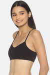 Brag Teens Non Padded Wirefree Clean Finish Beginners Bra - Black — thumbnail 2