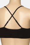 Brag Teens Non Padded Wirefree Clean Finish Beginners Bra - Black — thumbnail 6